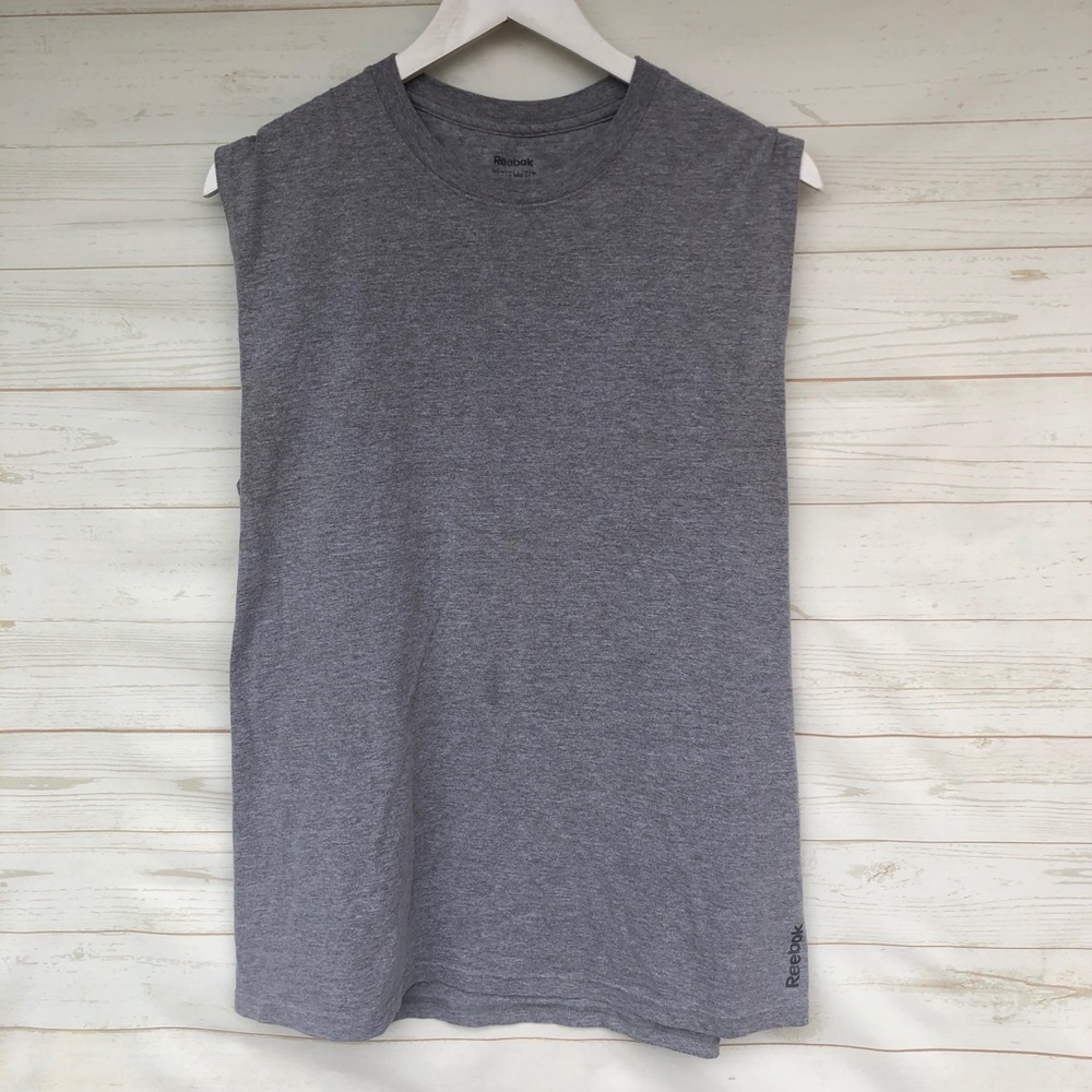 Light Grey Reebok Cut-off shirt